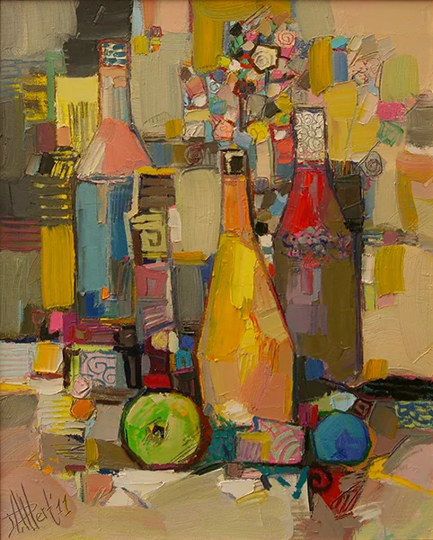 107. Ябълка в цветове