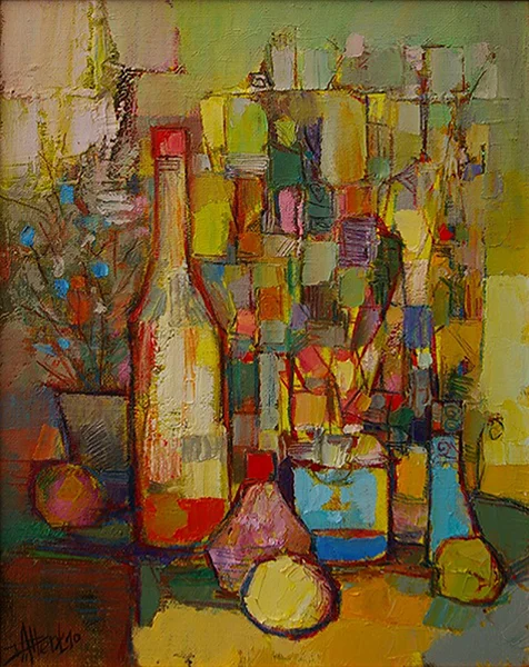 93. Бутилка в червено