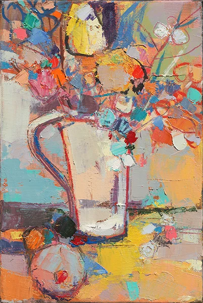 134. Букет в чаша