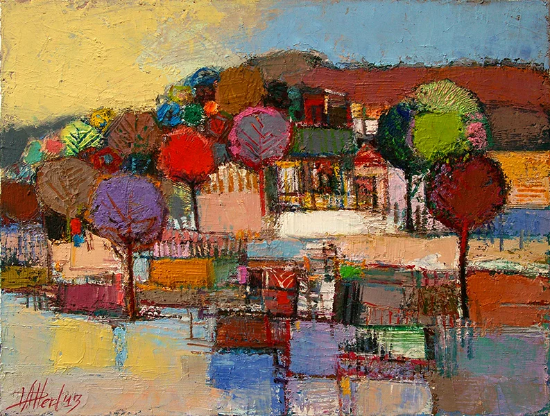 30. Шарено село