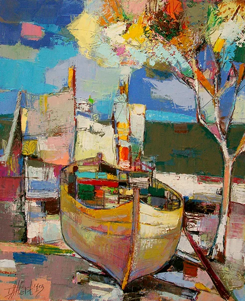 78. Самотна лодка