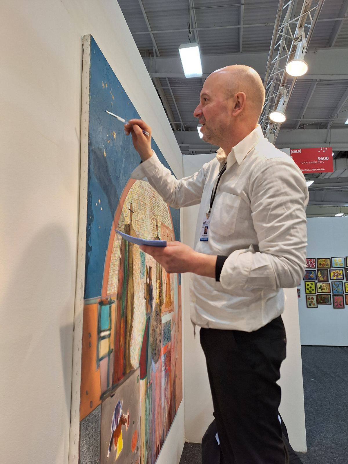 Иван Сабрутов - арт експедиция в Ню-Йорк творене на живо.