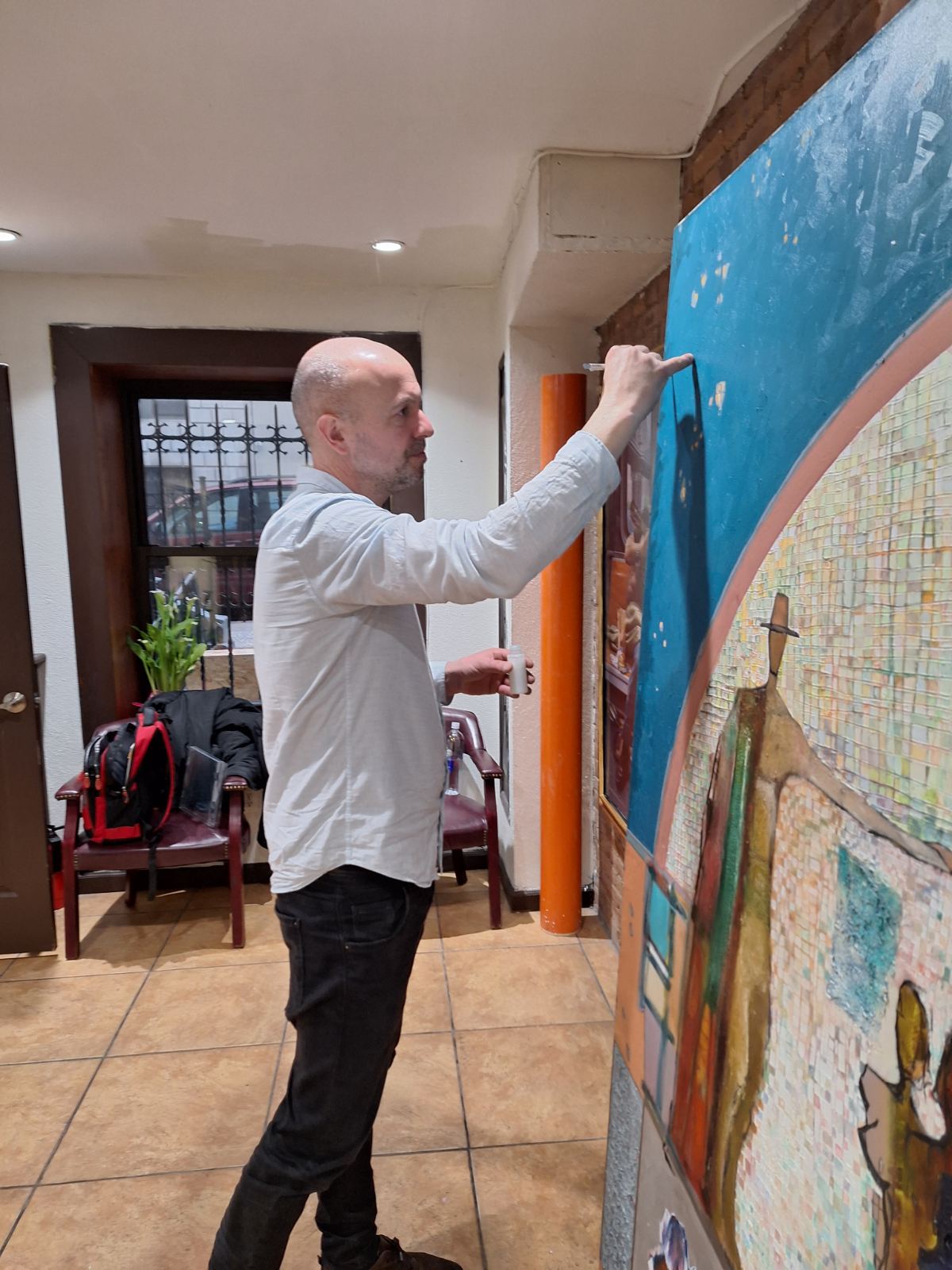 Иван Сабрутов - самостоятелна арт експедиция в Ню-Йорк работа на живо